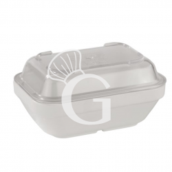 Coperchio per coppetta rettangolare in policarbonato