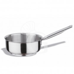 Casseruola bassa in acciaio inox 1 manico diametro 280 mm x H 110 mm