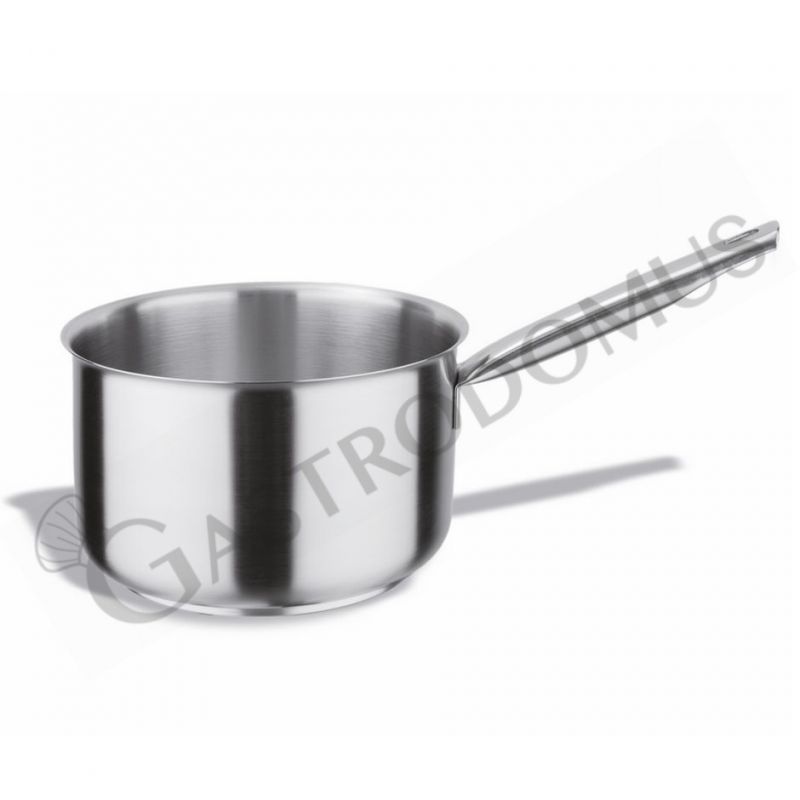 Casseruola alta in acciaio inox 1 manico diametro 200 mm x H 130 mm 4 LT -  mod. 122-020