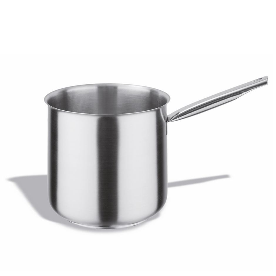 Casseruola bagnomaria in acciaio inox 1 manico diametro 160 mm x H 160 mm