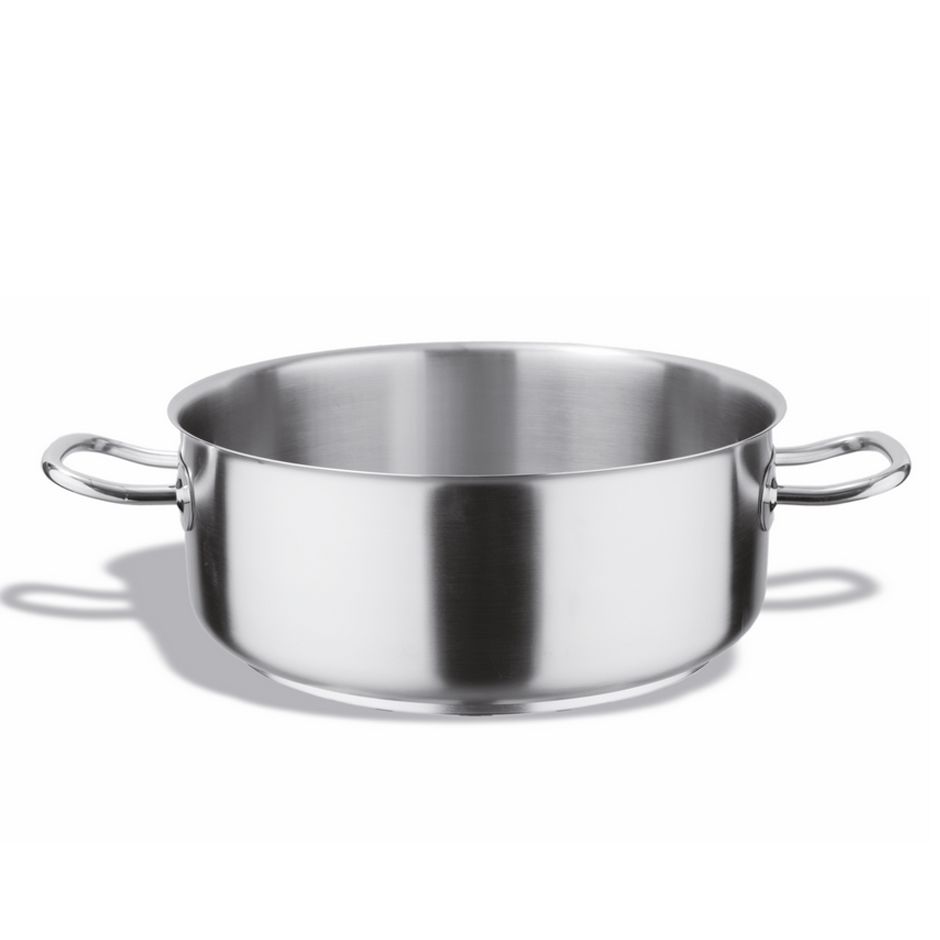 Casseruola bassa in acciaio inox diametro 600 mm x H 230 mm