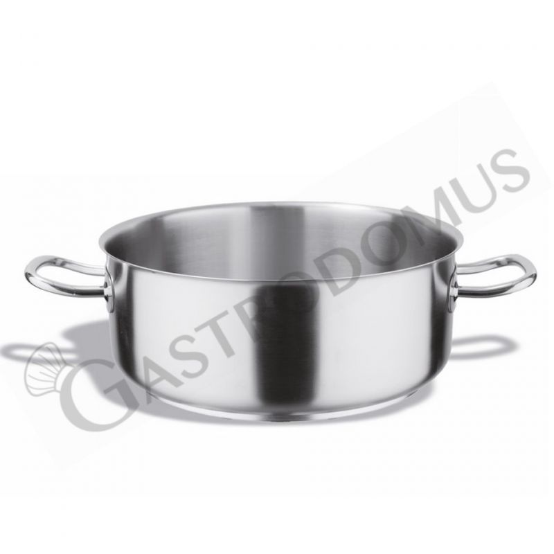 Casseruola bassa in acciaio inox diametro 160 mm x H 75 mm 1 - mod. 102-016