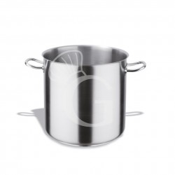 Pentola in acciaio inox di diametro 35 cm e altezza 35 cm