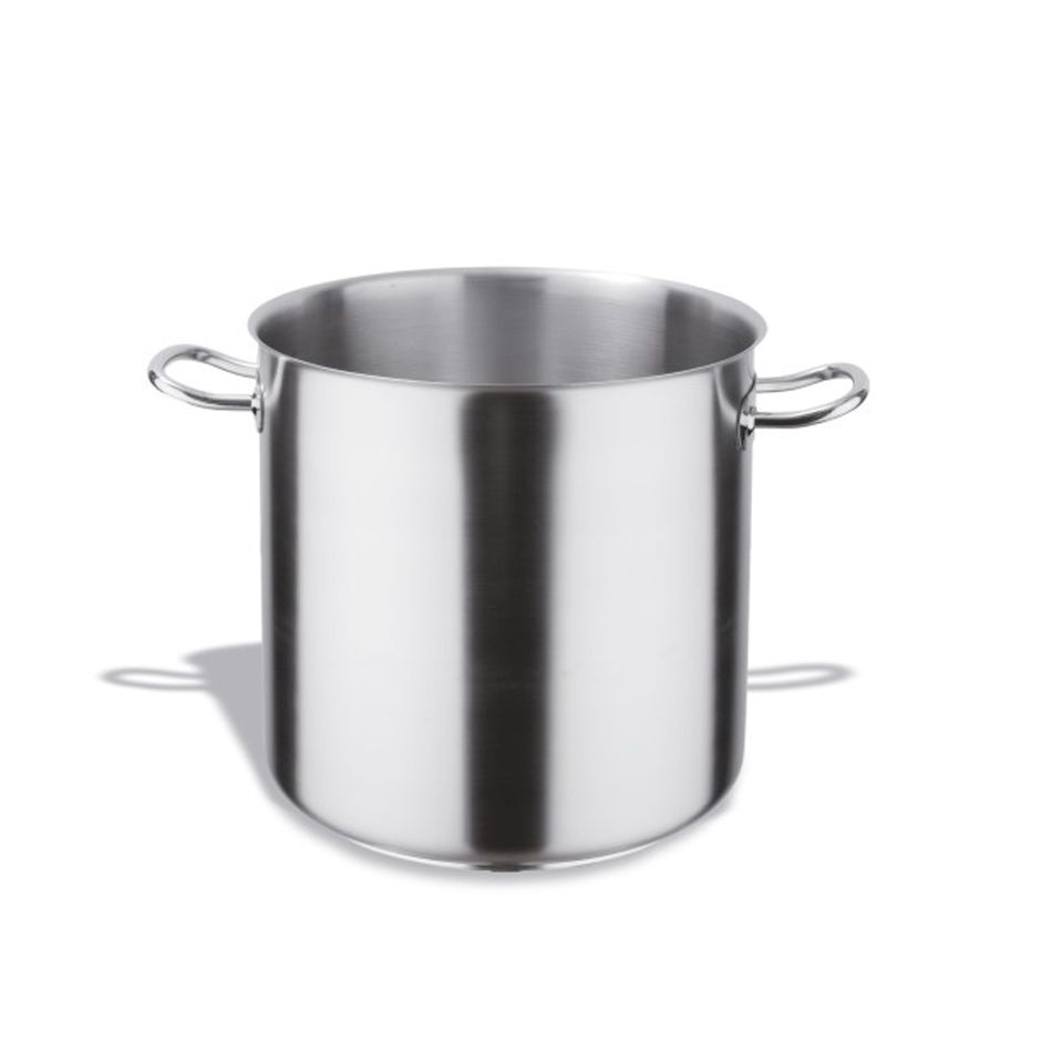 Pentola in acciaio inox di diametro 28 cm e altezza 28 cm
