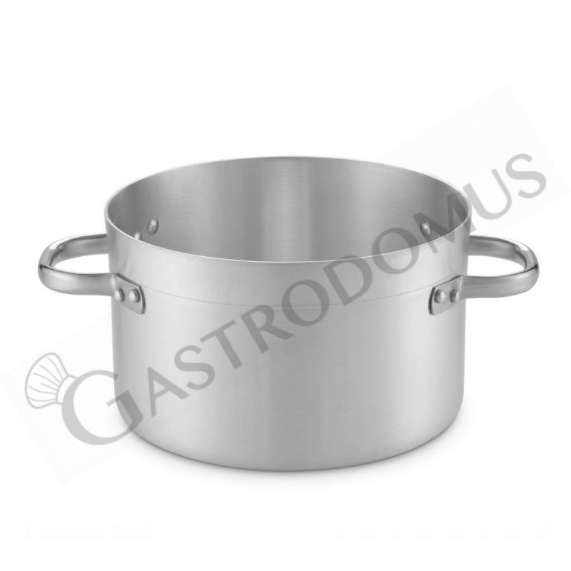 Casseruola alta in alluminio, 2 maniglie, diametro 50 cm e altezza 31 cm Casseruola alta in alluminio, 2 maniglie, diametro 50 cm e altezza 31 cm