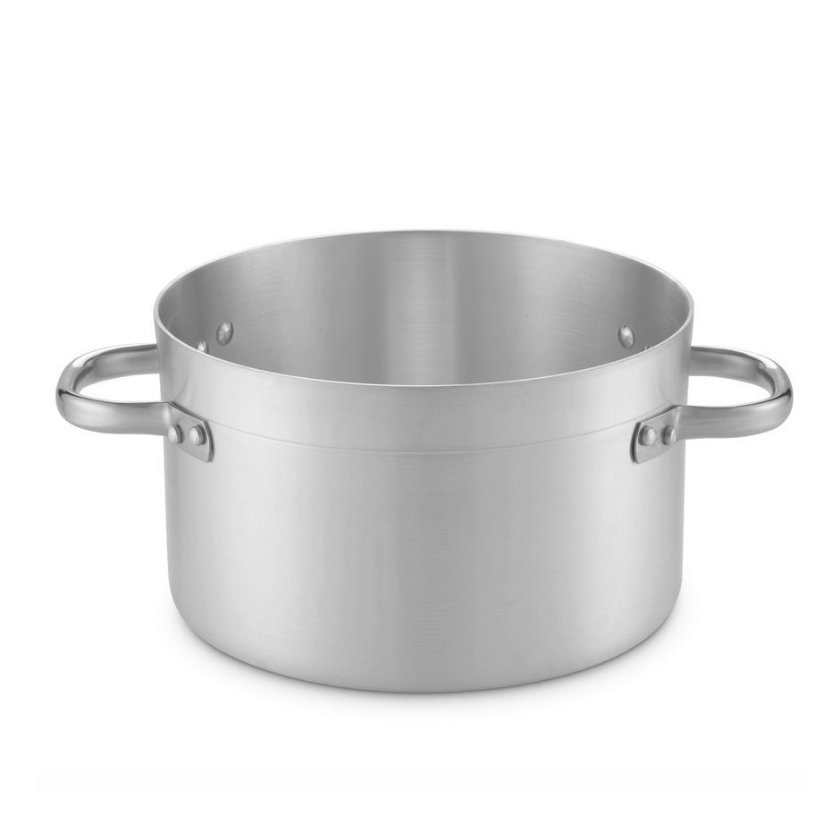 Casseruola alta in alluminio, 2 maniglie, diametro 50 cm e altezza 31 cm