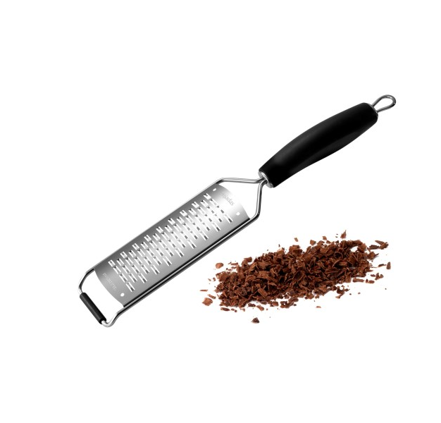 Grattugia in acciaio inox con manico doppio taglio L 315 mm
