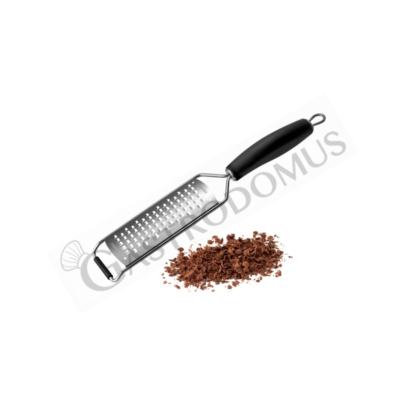 Grattugia in acciaio inox con manico grani grandi L 315 mm Grattugia in acciaio inox con manico grani grandi L 315 mm