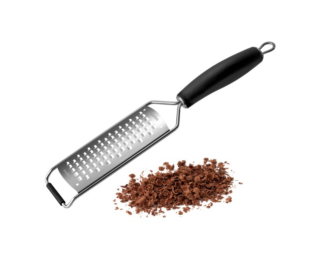 Grattugia in acciaio inox con manico grani grandi L 315 mm