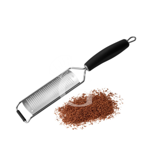 Grattugia in acciaio inox con manico grani fini L 315 mm