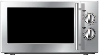 Forno a microonde con pannello manuale e grill, piatto girevole capacità 23 LT, 1,4 KW, 1 magnetron