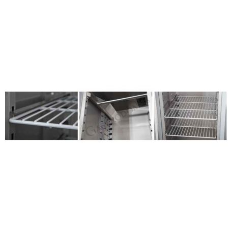 Armadio refrigerato ventilato per carne - Temperatura -2/+10°C - capacità 1400 LT - 2 porte vetro Armadio refrigerato ventilato per carne - Temperatura -2/+10°C - capacità 1400 LT - 2 porte vetro