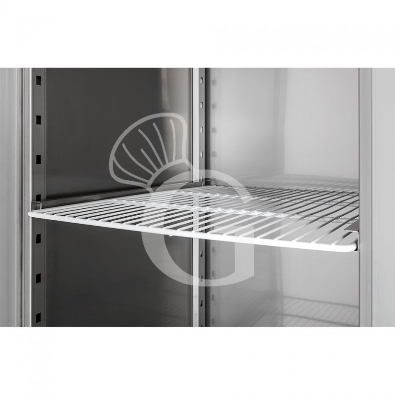 Armadio refrigerato ventilato classe A capacità 1400 LT e temperatura -18°C/-22°C - 2 porte vetro - dettaglio griglia