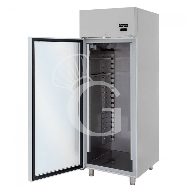 Armadio refrigerato ventilato per carne - Temperatura -2/+10°C - capacità 700 LT - porta vetro