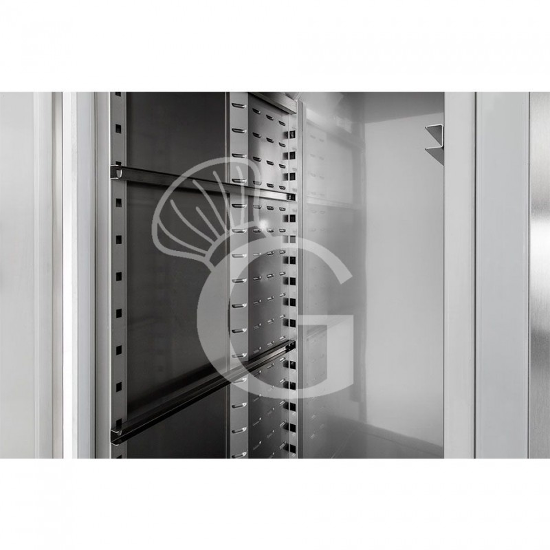 Frigo 700 litri in acciaio inox ventilato con temperatura -2°C/+10°C per verdure