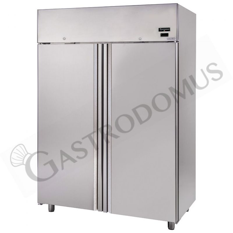 Frigo 1400 litri in acciaio inox ventilato con 2 porte, temperatura -2°C/+10°C per verdure Frigo 1400 litri in acciaio inox ventilato con 2 porte, temperatura -2°C/+10°C per verdure