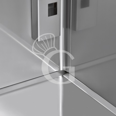 Armadio refrigerato acciaio inox porta vetro - Ventilato - 600 Lt - Temp. 0°/+10°C Armadio refrigerato acciaio inox porta vetro - Ventilato - 600 Lt - Temp. 0°/+10°C