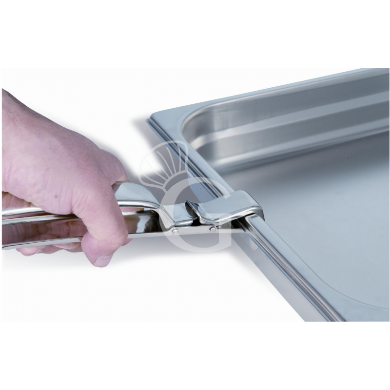 Pinza per teglie acciaio inox L 190 mm