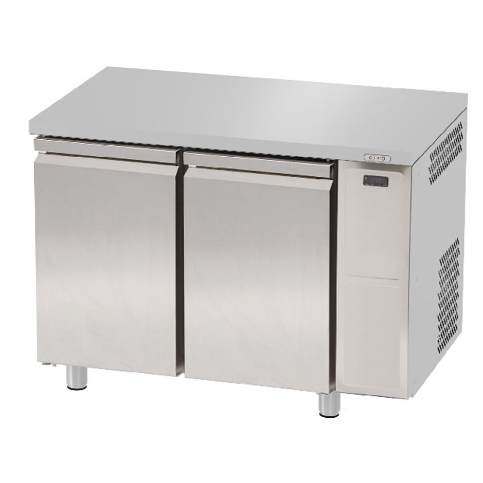 Tavolo frigo - 2 porte - Prof. 700 mm - temperatura 0°C/+10°C - motore remoto