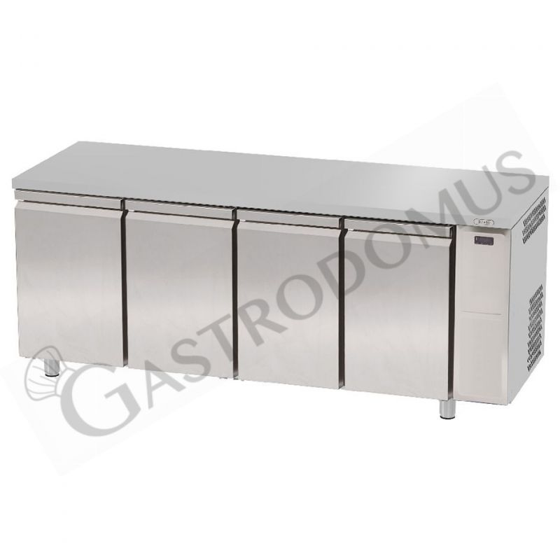 Tavolo frigo 4 porte Prof. 700 mm - temperatura 0°C/+10°C - motore remoto