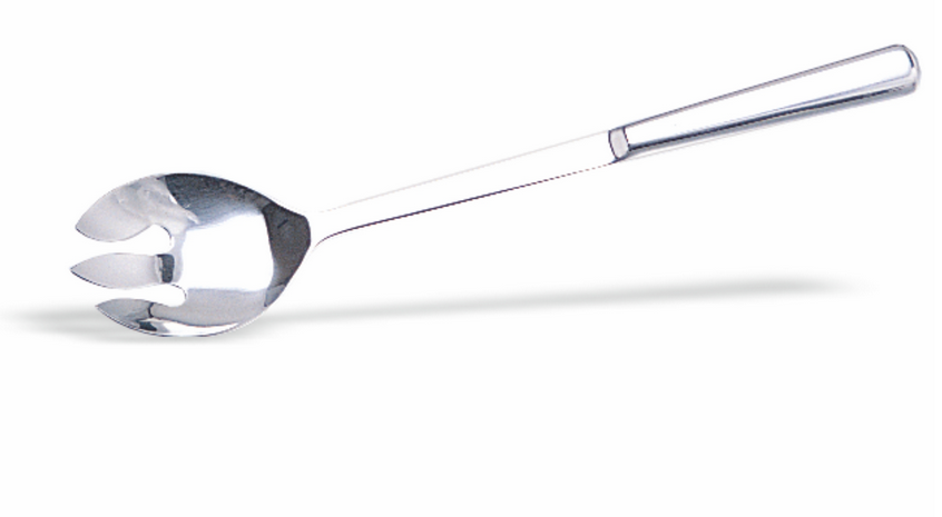 Cucchiaio insalata in acciaio inox L 300 mm