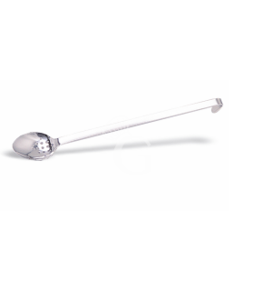 Mestolo forato unipezzo manico L 370 mm e L totale 440 mm