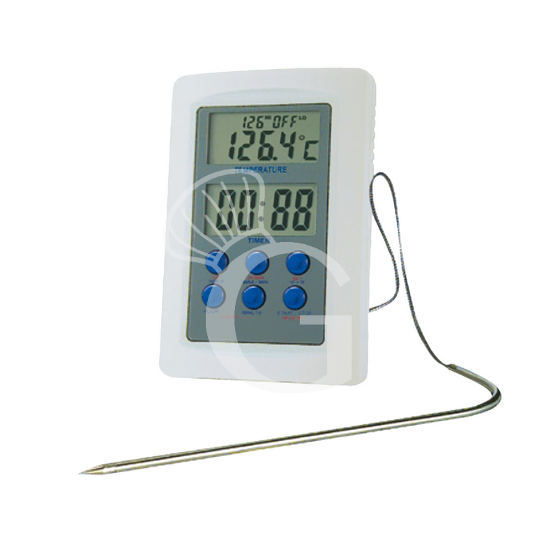 Termometro con timer e allarme completo di sonda Termometro con timer e allarme completo di sonda