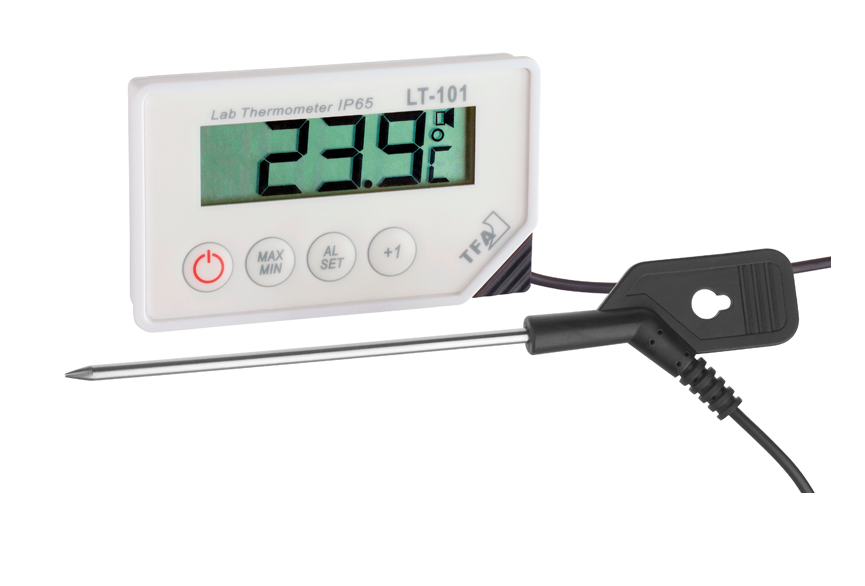 Termometro digitale con sonda e allarme