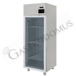 Armadio refrigerato ventilato capacità 700 LT e temperatura -2°C/+10°C con porta vetro
