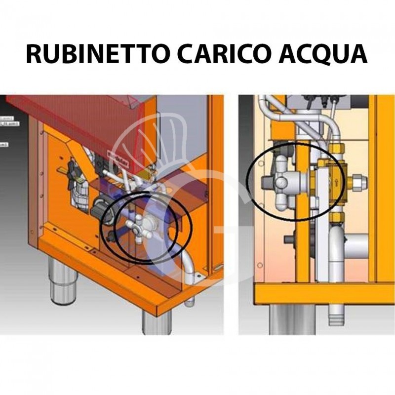 Cuocipasta professionale elettrico su mobile chiuso - 1 vasca - capacità 40 LT