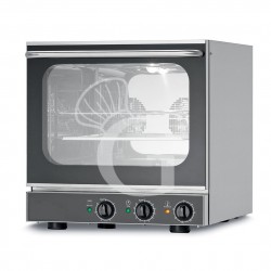 Forno per cornetti elettrico a convezione con grill, porta ribalta, comandi meccanici, 4 teglie 433x333 mm, 3,5 kw