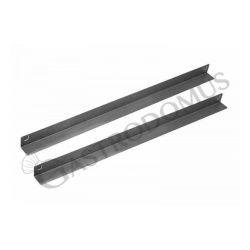 Coppia guide inox a L per armadi frigo 700/1400 litri GOLD