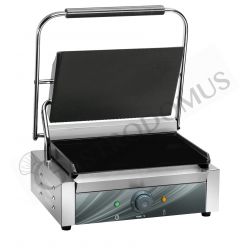 Piastra di cottura liscia in ghisa - L 410 mm x P 380 mm x H 210/520 mm