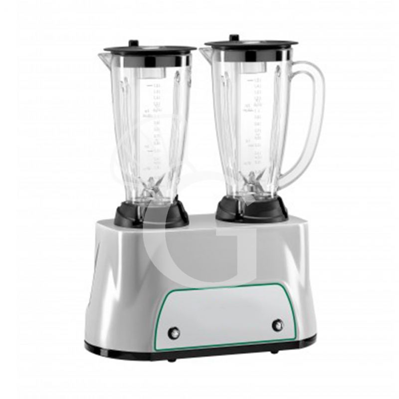 Frullatore 2 bicchieri in lexan - potenza 350 + 350 W - capacità 1,5 + 1,5 LT Frullatore 2 bicchieri in lexan - potenza 350 + 350 W - capacità 1,5 + 1,5 LT