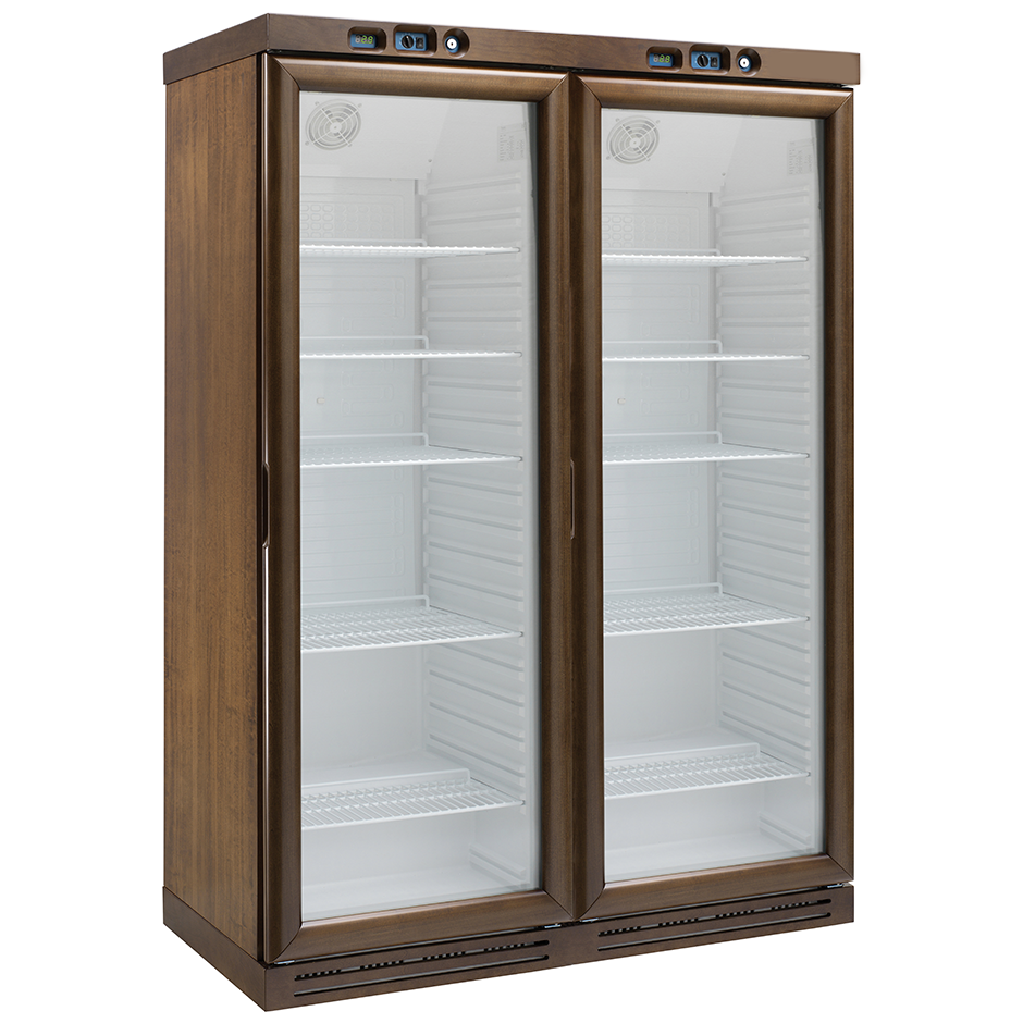 Cantinetta per vini refrigerazione statica - capacità 310 LT + 310 LT - temp. +2°C/+8°C
