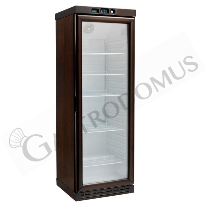 Cantinetta per vini refrigerazione statica - capacità 310 LT - temp. -18°C/-22°C wengè