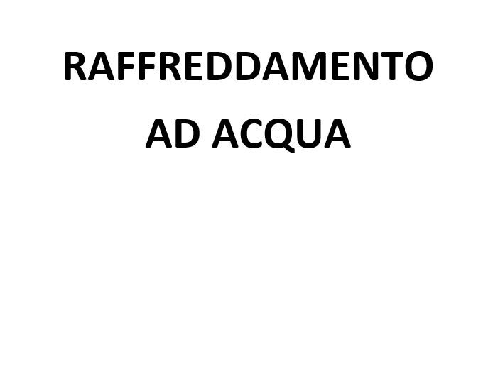 Raffreddamento ad acqua per abbattitore