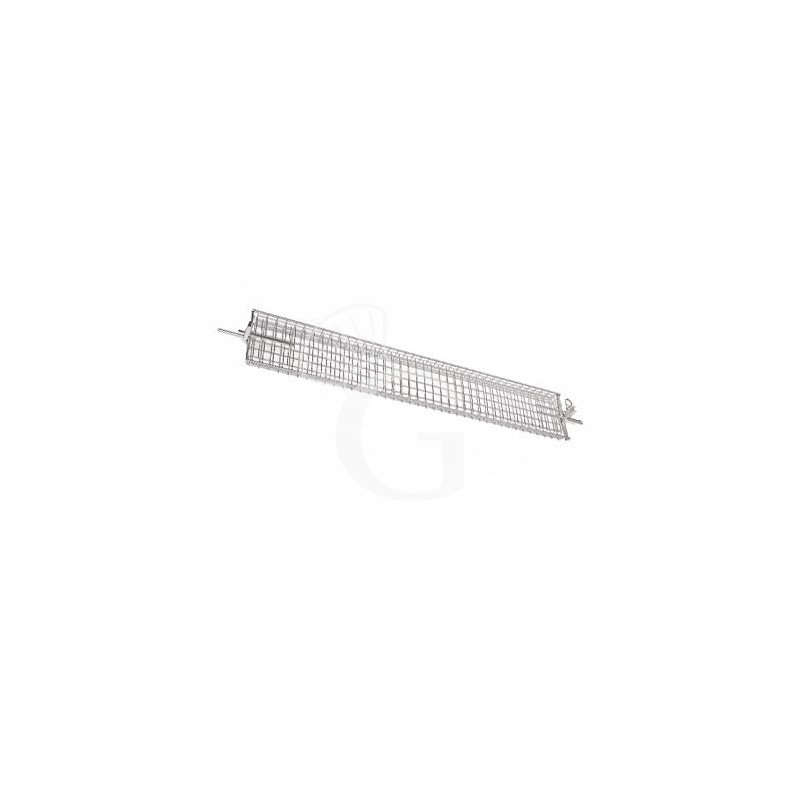 Grillkorb, Edelstahl, abgerundet, Länge 1115 mm Grillkorb, Edelstahl, abgerundet, Länge 1115 mm