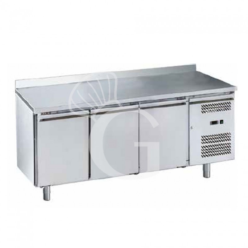 Tavolo frigo per pasticceria - 3 porte - 60 x 40 - alzatina