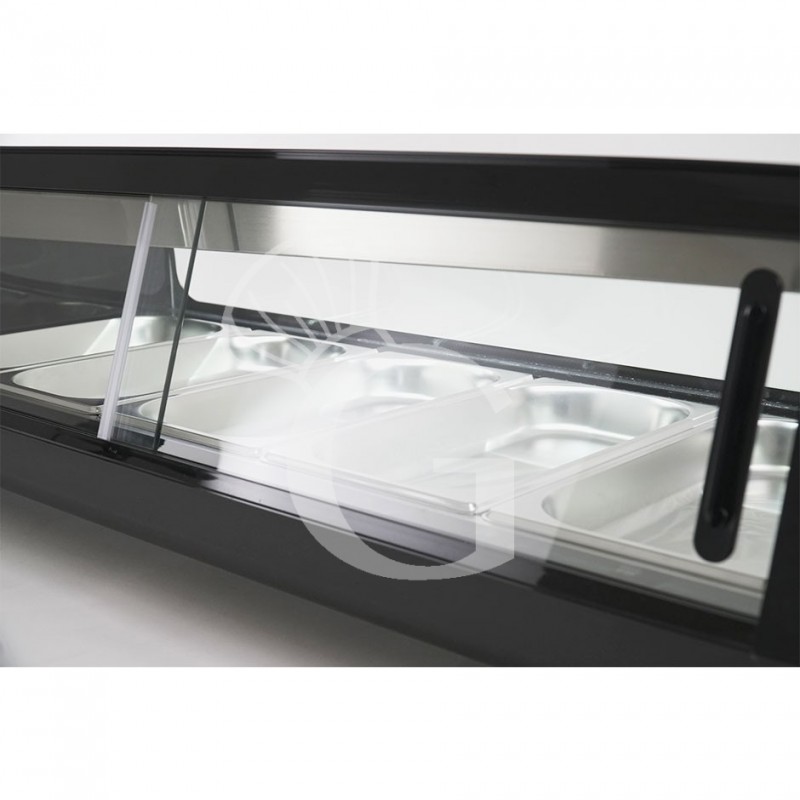 Vetrina sushi - capacità 5 bacinelle GN1/3 - potenza 190 W