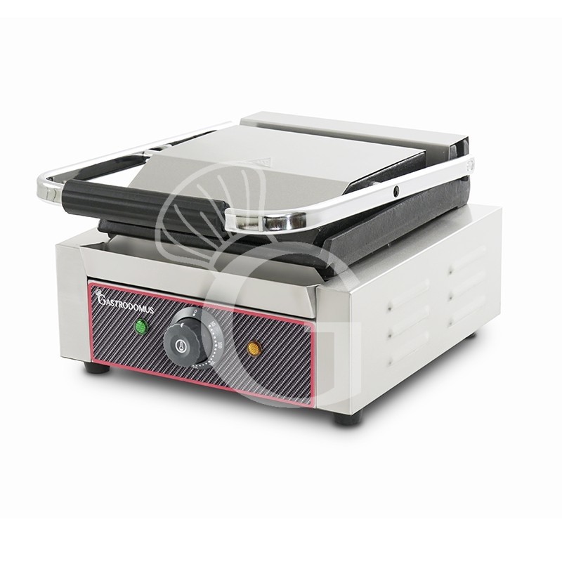 Piastra di cottura liscia con misure L 310 mm x P 380 mm x H 210/520 mm