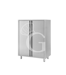 Armadio inox 2 porte battenti misure 800x500x1500mm