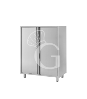 Armadio inox 2 porte battenti misure 1000x700x1500mm