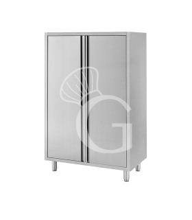 Armadio inox 2 porte battenti misure 1000x500x1800mm