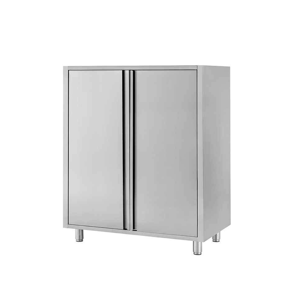 Armadio inox 2 porte battenti misure 1200x600x1500mm