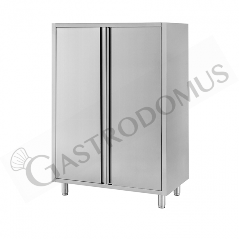 Armadio inox 2 porte battenti misure 1200x600x1800mm Armadio inox 2 porte battenti misure 1200x600x1800mm