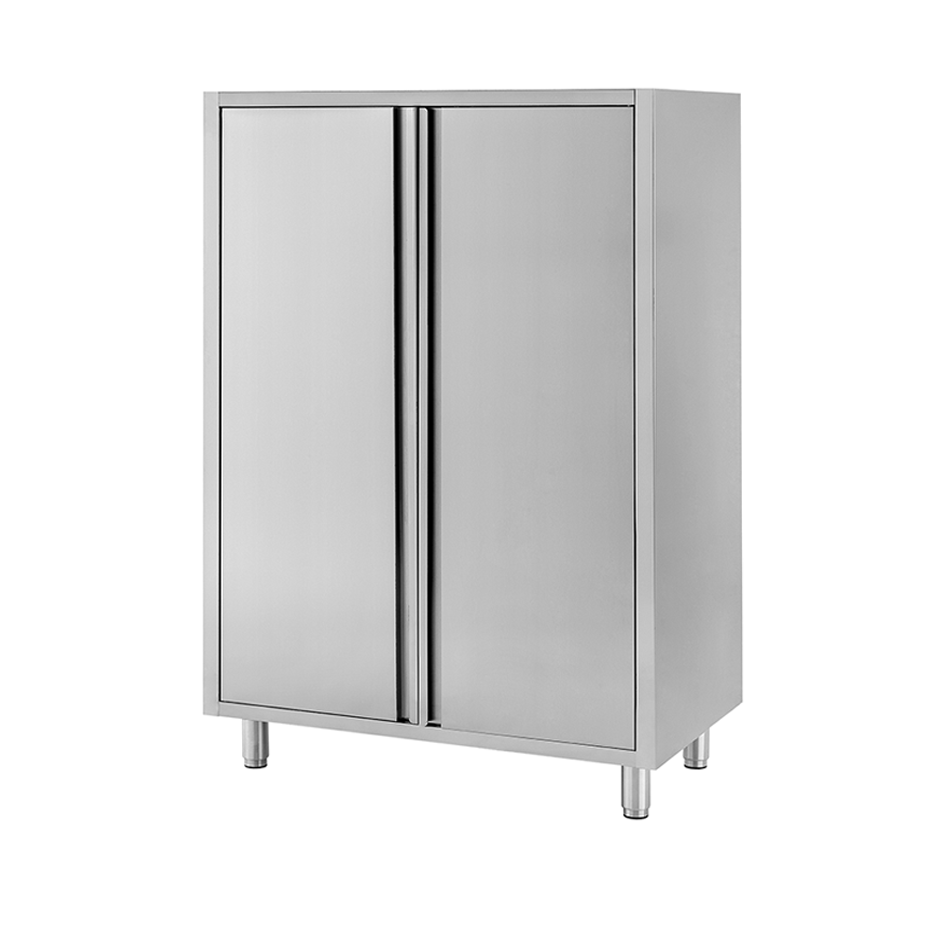 Armadio inox 2 porte battenti misure 1200x600x1800mm
