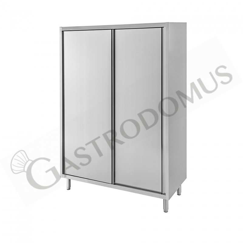 Armadio inox porte scorrevoli misure 1000x600x1800mm Armadio inox porte scorrevoli misure 1000x600x1800mm