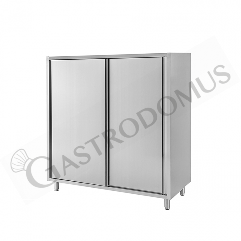 Armadio inox porte scorrevoli misure 1400x600x1500mm Armadio inox porte scorrevoli misure 1400x600x1500mm
