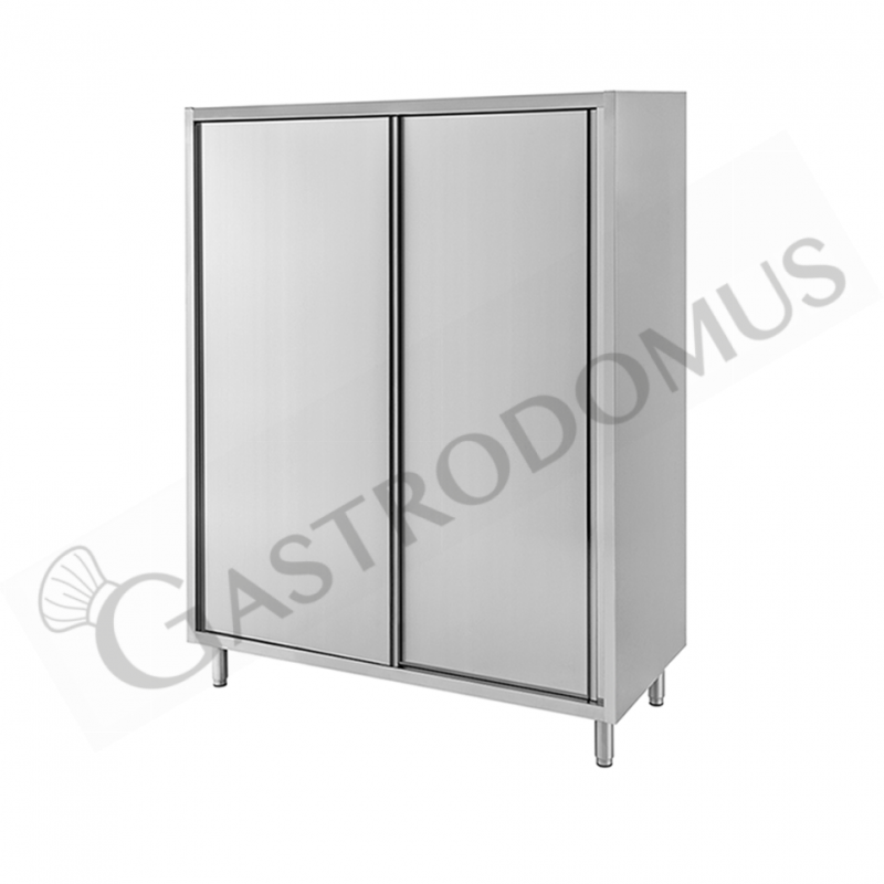 Armadio inox porte scorrevoli misure 1300x500x1800mm